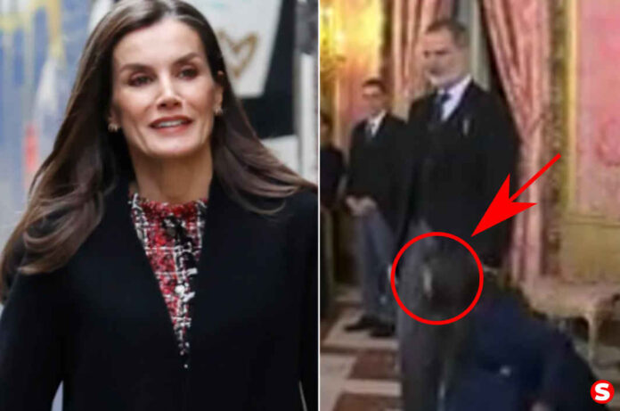 Queen Letizia wardrobe mishap news